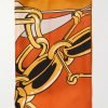 Printed Silk Scarf - E2 Printed Silk Scarf - E2
