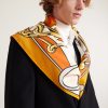 Printed Silk Scarf - OU Printed Silk Scarf - OU