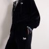 Straight-Leg Logo-Embroidered Cotton-Blend Velvet Sweatpants - CU Straight-Leg Logo-Embroidered Cotton-Blend Velvet Sweatpants - CU