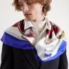 Printed Silk Scarf - OU