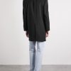 Double-Breasted Wool Coat - BK Double-Breasted Wool Coat - BK