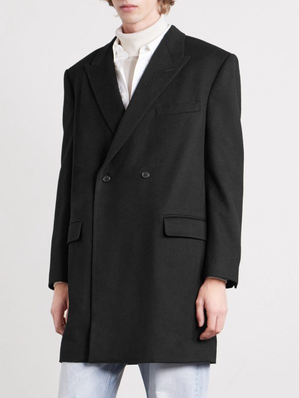 Double-Breasted Wool Coat - FR Double-Breasted Wool Coat - FR