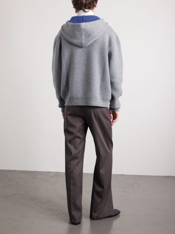 Cashmere-Blend Hoodie - BK Cashmere-Blend Hoodie - BK