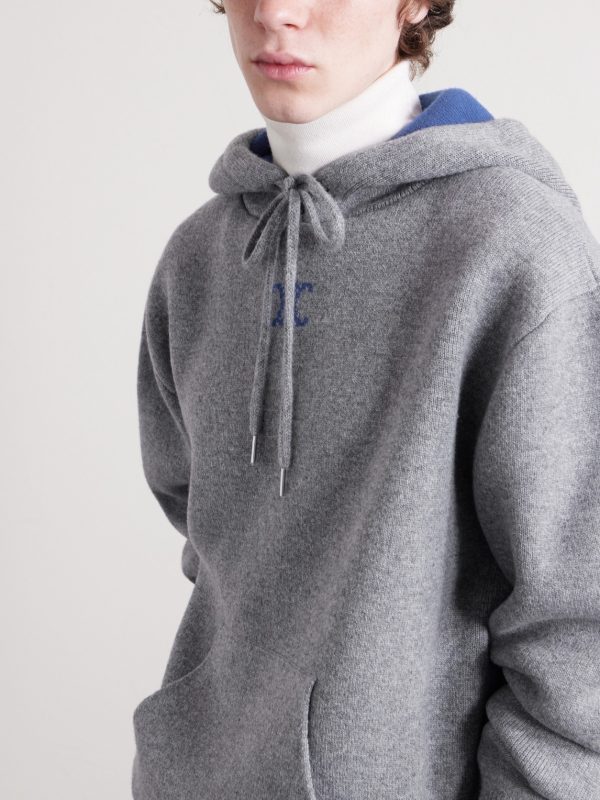 Cashmere-Blend Hoodie - CU Cashmere-Blend Hoodie - CU