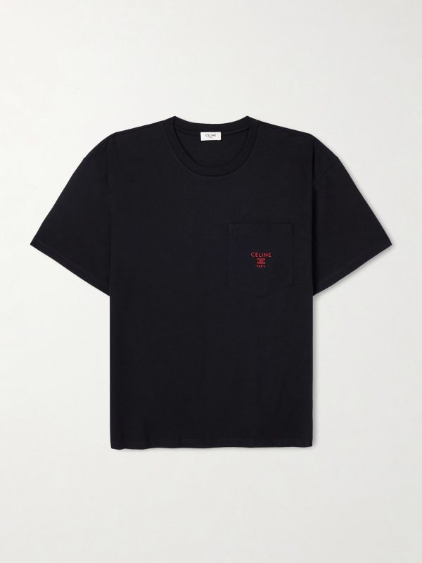 Logo-Embroidered Cotton-Jersey T-Shirt Logo-Embroidered Cotton-Jersey T-Shirt