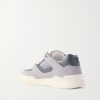 CT-09 Rubber-Trimmed Suede, Leather and Mesh Sneakers - BK CT-09 Rubber-Trimmed Suede, Leather and Mesh Sneakers - BK