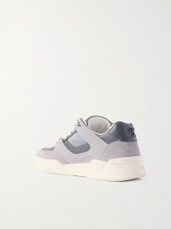 CT-09 Rubber-Trimmed Suede, Leather and Mesh Sneakers - BK CT-09 Rubber-Trimmed Suede, Leather and Mesh Sneakers - BK