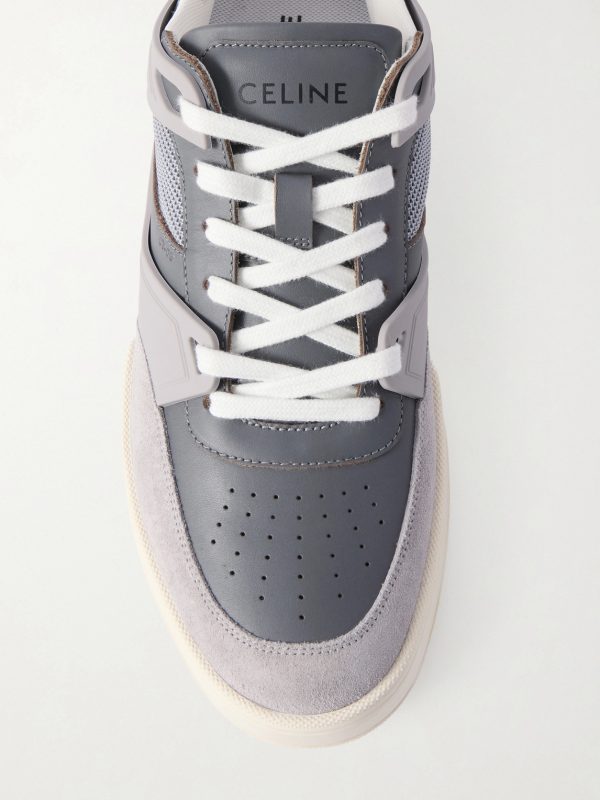 CT-09 Rubber-Trimmed Suede, Leather and Mesh Sneakers - CU CT-09 Rubber-Trimmed Suede, Leather and Mesh Sneakers - CU