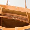 Triomphe Large Leather-Trimmed Logo-Print Coated-Canvas Tote Bag - E2 Triomphe Large Leather-Trimmed Logo-Print Coated-Canvas Tote Bag - E2