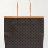 Triomphe Large Leather-Trimmed Logo-Print Coated-Canvas Tote Bag Triomphe Large Leather-Trimmed Logo-Print Coated-Canvas Tote Bag