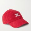 Vivienne Logo-Embroidered Cotton-Corduroy Baseball Cap Vivienne Logo-Embroidered Cotton-Corduroy Baseball Cap