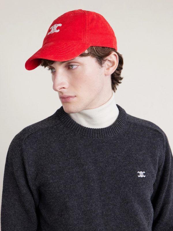 Vivienne Logo-Embroidered Cotton-Corduroy Baseball Cap - OU Vivienne Logo-Embroidered Cotton-Corduroy Baseball Cap - OU