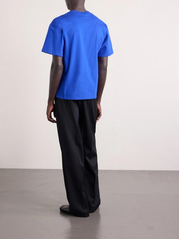 Logo-Embroidered Cotton-Jersey T-Shirt - BK Logo-Embroidered Cotton-Jersey T-Shirt - BK