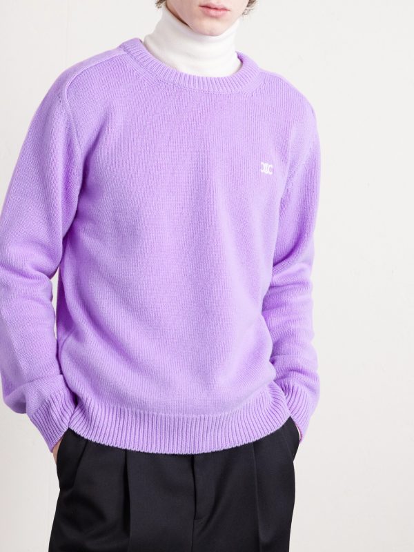 Wool and Cashmere-Blend Sweater - FR Wool and Cashmere-Blend Sweater - FR