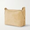Harry Suede Messenger Bag - BK