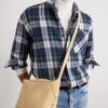 Harry Suede Messenger Bag - FR