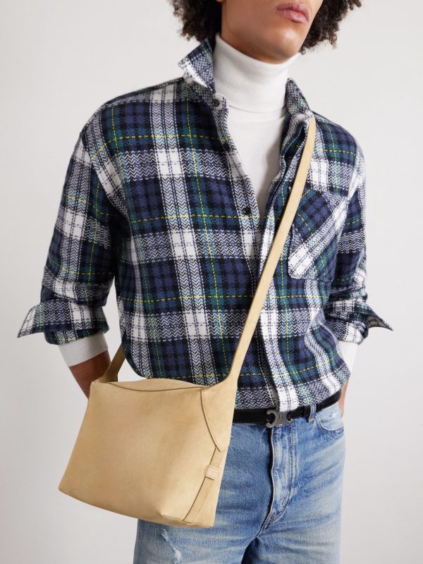 Harry Suede Messenger Bag - FR