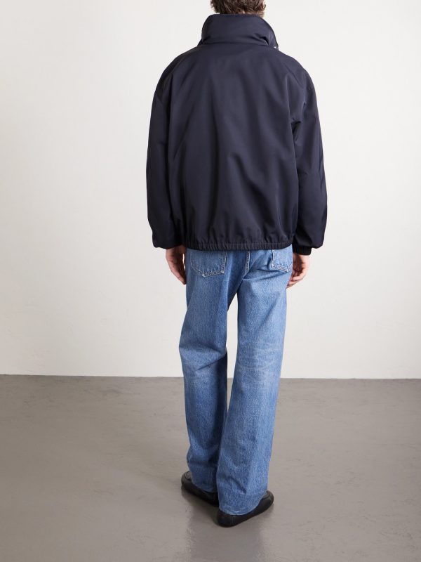 Logo-Embroidered Nylon-Twill Jacket - BK Logo-Embroidered Nylon-Twill Jacket - BK