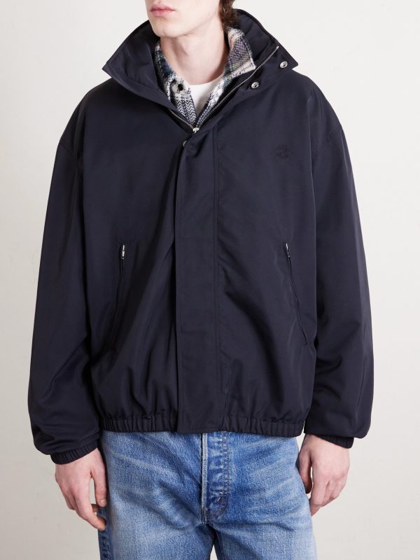 Logo-Embroidered Nylon-Twill Jacket - FR Logo-Embroidered Nylon-Twill Jacket - FR