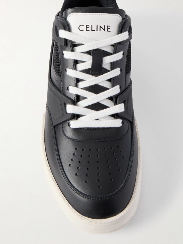 Leather and Mesh Sneakers - CU Leather and Mesh Sneakers - CU