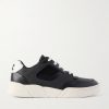 Leather and Mesh Sneakers Leather and Mesh Sneakers
