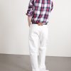Checked Cashmere Overshirt - BK