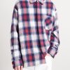 Checked Cashmere Overshirt - FR
