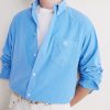 Button-Down Collar Logo-Embroidered Cotton-Corduroy Shirt - CU Button-Down Collar Logo-Embroidered Cotton-Corduroy Shirt - CU