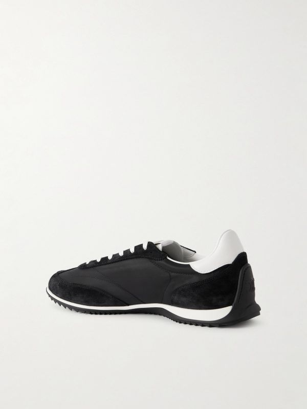 Triomph Nylon and Suede Sneakers - BK Triomph Nylon and Suede Sneakers - BK
