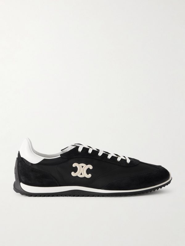 Triomph Nylon and Suede Sneakers Triomph Nylon and Suede Sneakers