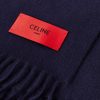 Logo-Appliquéd Fringed Cashmere Scarf - CU