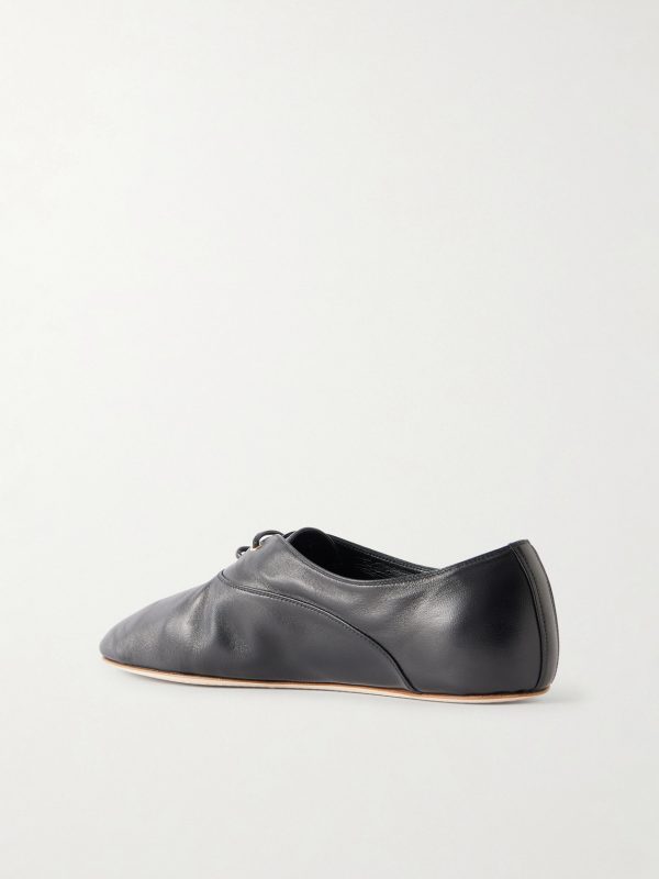 Leather Derby Shoes - BK Leather Derby Shoes - BK