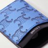 Triomphe Printed Leather and Canvas Cardholder - E1