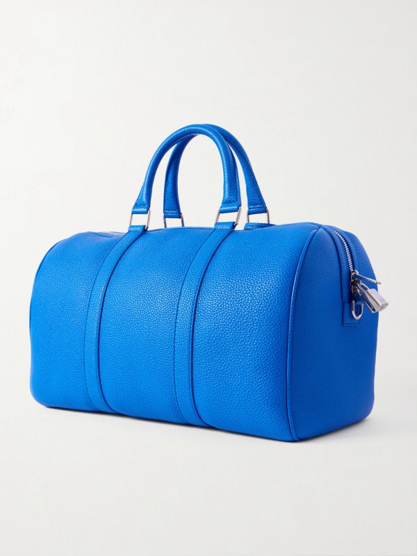 Boston Large Full-Grain Leather Holdall - BK Boston Large Full-Grain Leather Holdall - BK