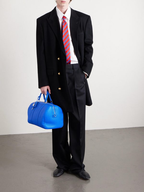 Boston Large Full-Grain Leather Holdall - OU Boston Large Full-Grain Leather Holdall - OU