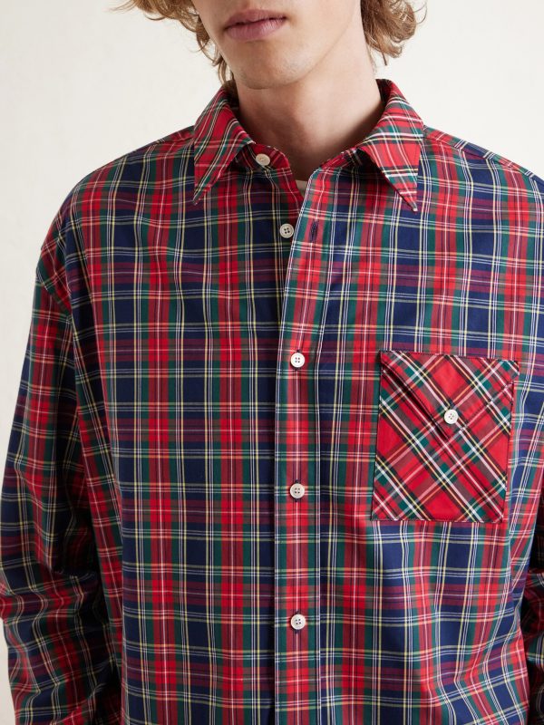 Checked Cotton Shirt - CU Checked Cotton Shirt - CU