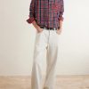 Checked Cotton Shirt - OU Checked Cotton Shirt - OU