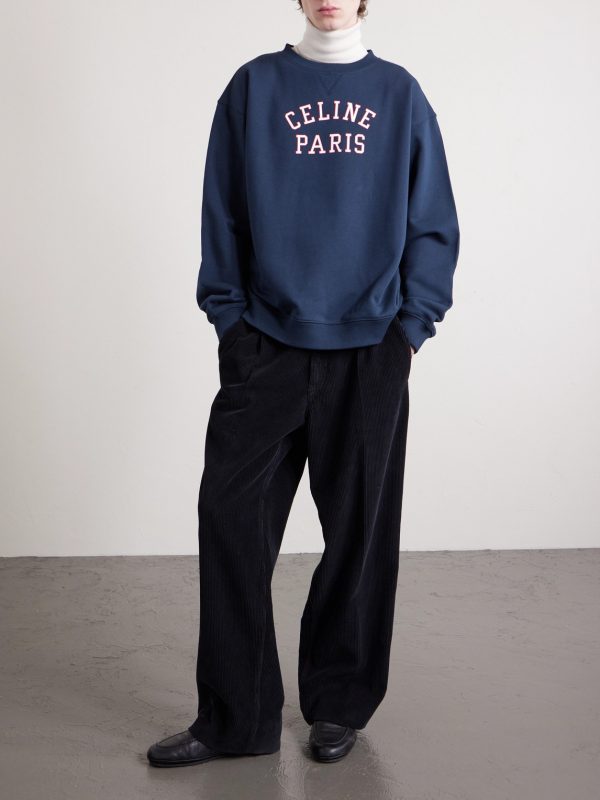 Logo-Print Cotton-Jersey Sweatshirt - OU Logo-Print Cotton-Jersey Sweatshirt - OU