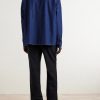Logo-Embroidered Denim Overshirt - BK