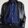 Logo-Embroidered Denim Overshirt - CU