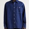 Logo-Embroidered Denim Overshirt - FR