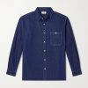 Logo-Embroidered Denim Overshirt