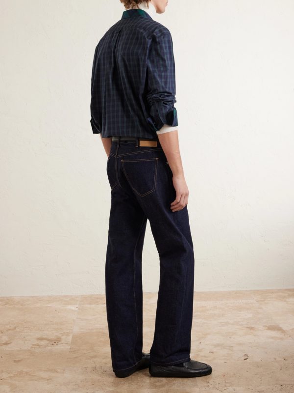 Checked Cotton Shirt - BK Checked Cotton Shirt - BK