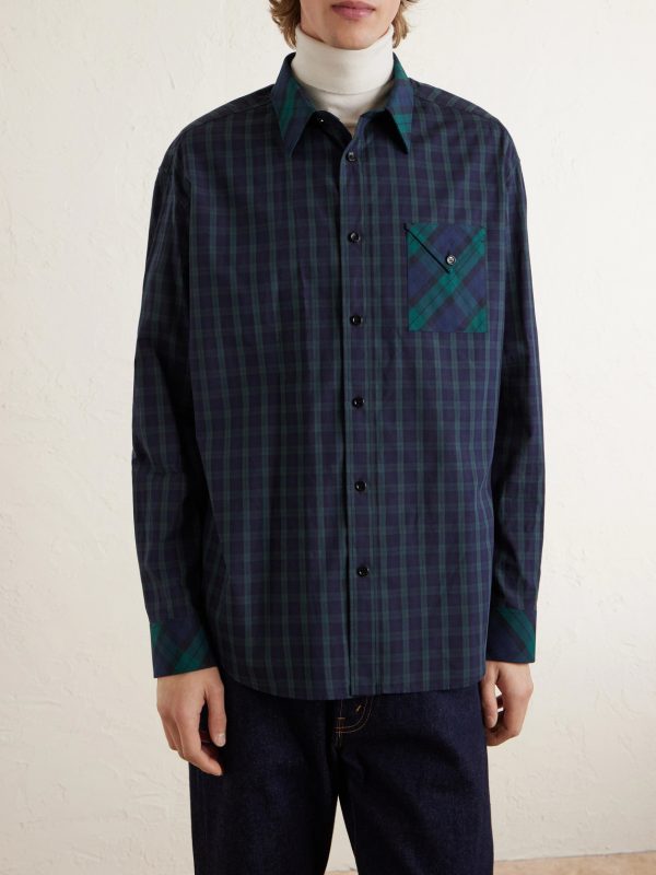 Checked Cotton Shirt - FR Checked Cotton Shirt - FR