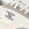 Racer Logo-Embroidered Suede, Leather and Shell Sneakers - CU