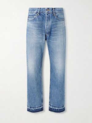 Wesley Straight-Leg Distressed Jeans