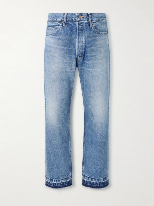 Wesley Straight-Leg Distressed Jeans Wesley Straight-Leg Distressed Jeans