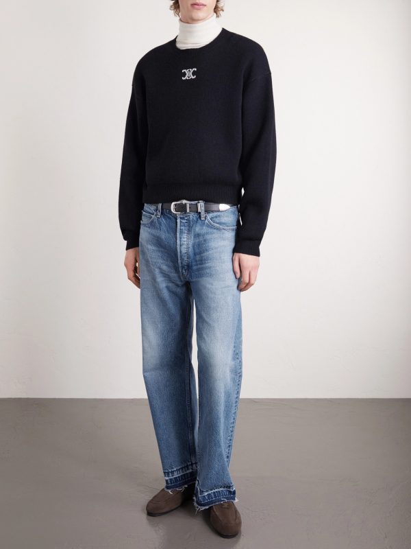 Wesley Straight-Leg Distressed Jeans - OU Wesley Straight-Leg Distressed Jeans - OU