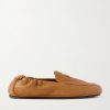 Logo-Appliquéd Leather Loafers Logo-Appliquéd Leather Loafers