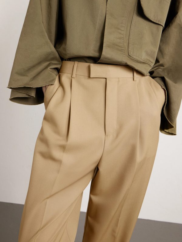 Jazz Wide-Leg Pleated Wool-Twill Trousers - CU Jazz Wide-Leg Pleated Wool-Twill Trousers - CU